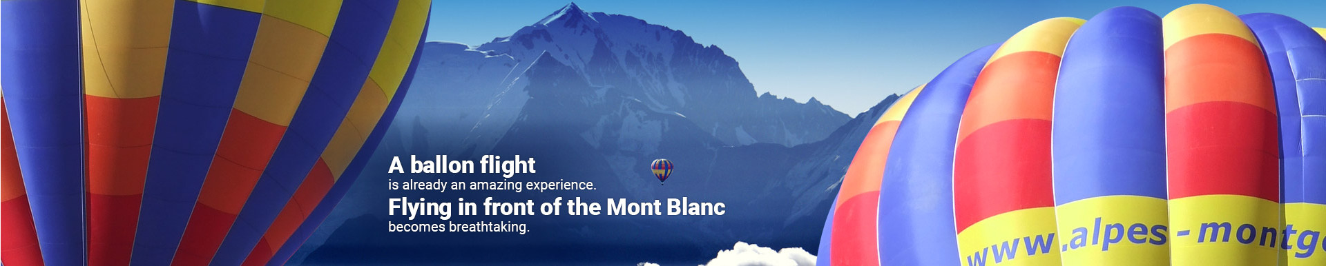 Front of the Mont Blanc